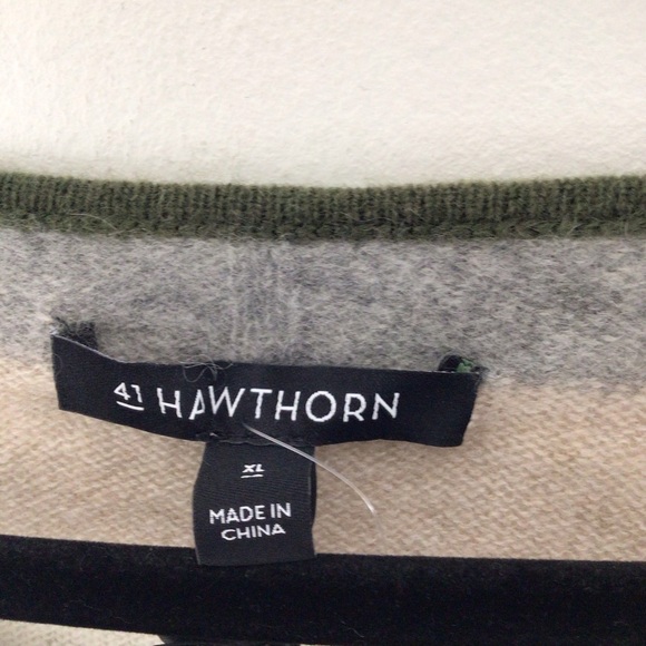 NWT 41 Hawthorne cashmere xl sweater - Picture 2 of 7